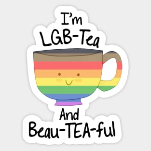 LGB-Tea And Beautiful Sticker